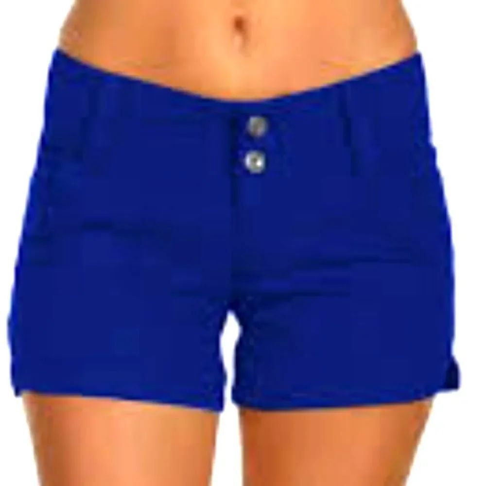 Refuge dark blue high waisted shorts